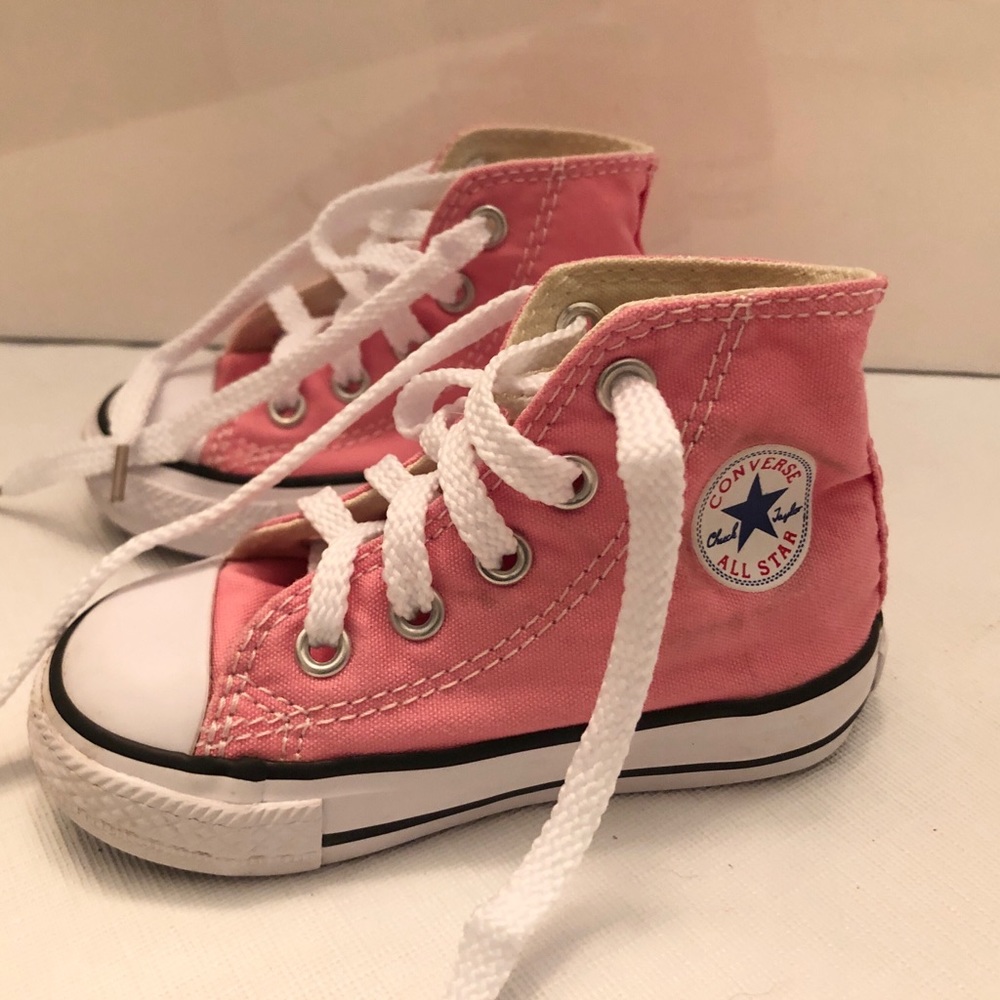 Converse Toddlers High Top Sneakers in Pink